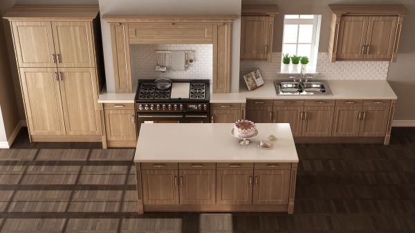 Pine Cabinets Installation in Spring