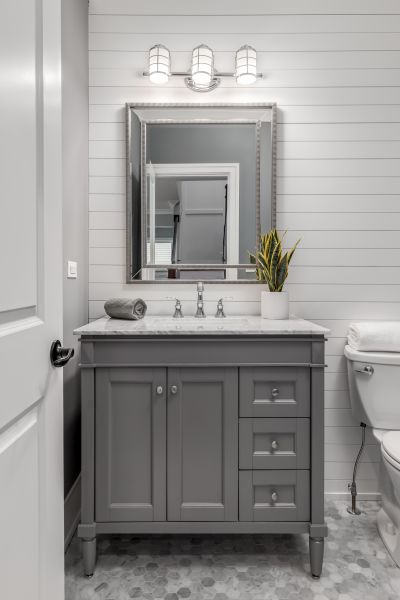 Bathroom Cabinet Installation in Spring
