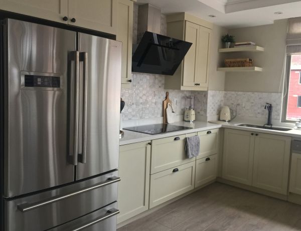 Cabinet Pulls Installation in Spring