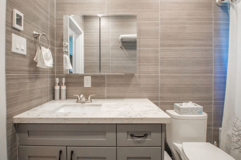 Bathroom Cabinet Installation